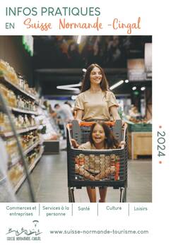 Découvrez la brochure "Infos Pratiques Suisse Normande Tourisme 2024" ! Ce guide indispensable a été conçu pour vous simplifier la vie et enrichir votre séjour dans notre magnifique région.