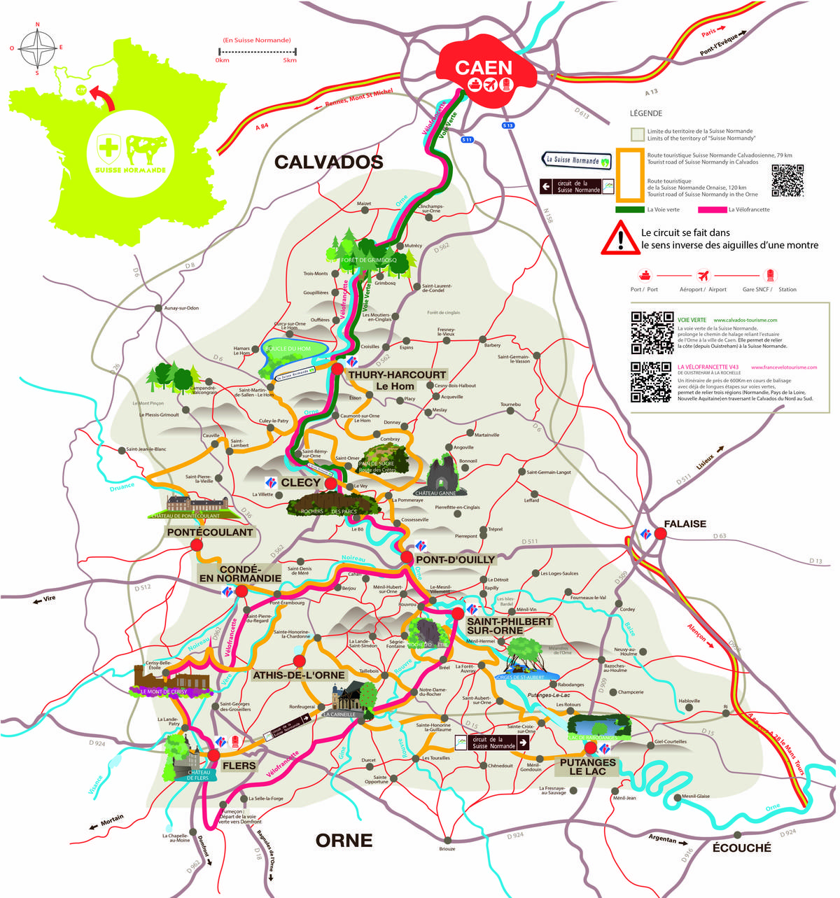 Routes touristiques Office de Tourisme de la Suisse Normande Routes touristiques Office de Tourisme de la Suisse Normande